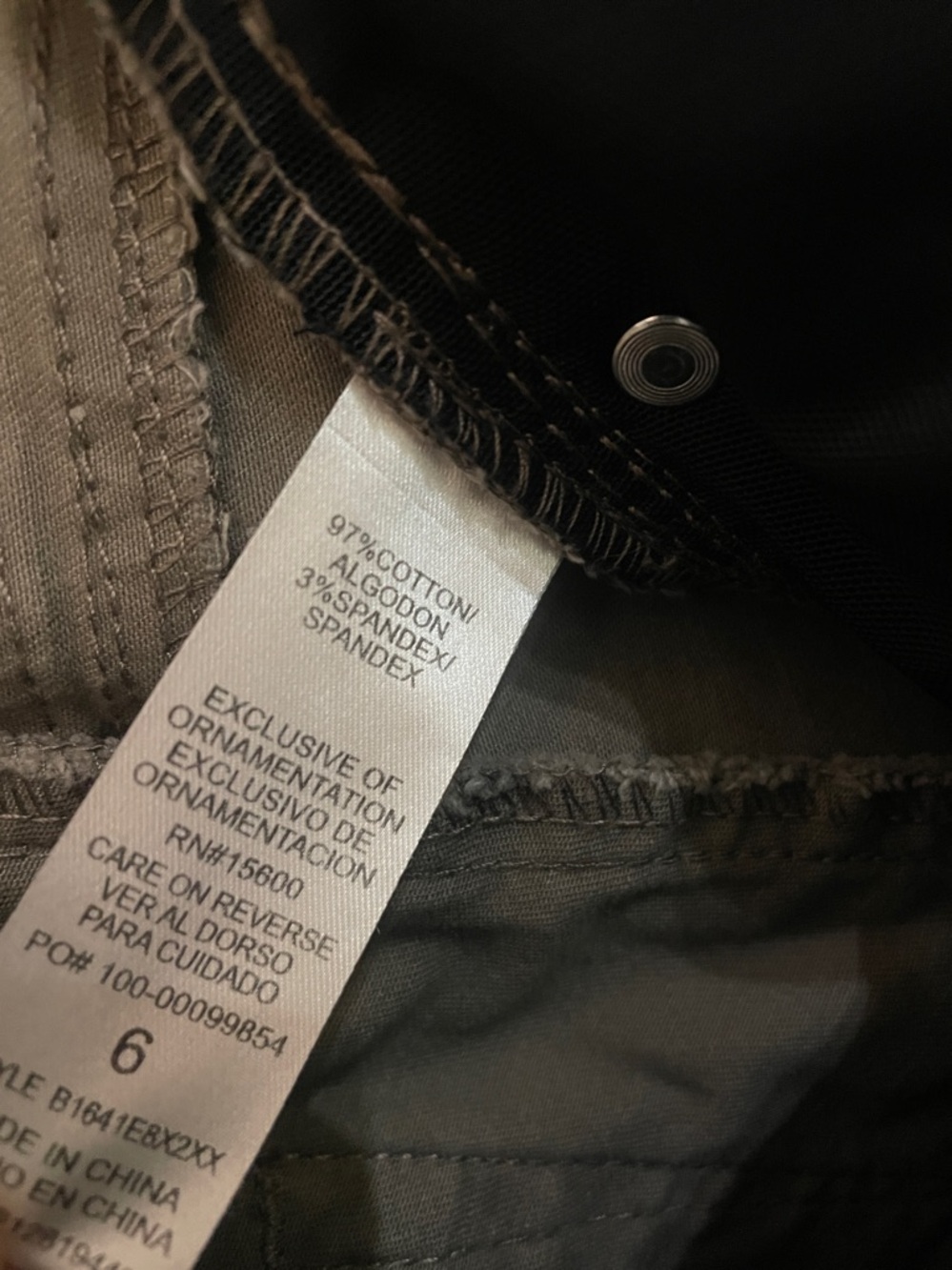 Democracy Ab Technology Lightweight Straight Leg Jeans in light brown. Size 6 - Picture 11 of 11